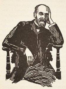 Durkheim, illustratie uit Histoire de la Nation Francaise, Sciences, Volumes I & II, door Gabriel Hanotaux, 1924 door French School