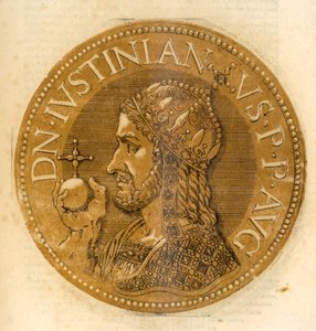 Oost-Romeinse Keizer Justinianus I door French School