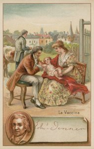 Edward Jenner, Engelse arts en wetenschapper die een vaccin tegen pokken ontdekte door French School