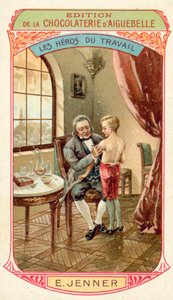 Edward Jenner, Engelse arts en wetenschapper die een vaccin tegen pokken ontdekte door French School