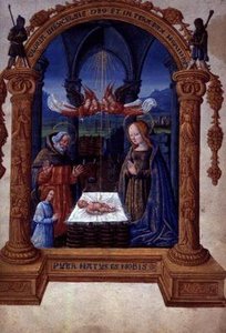 De Geboorte, uit Le Tresor (Sept Articles de la Foi) door Jean de Meung door French School