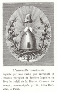 Embleem van de Grondwetgevende Vergadering, Franse Revolutie door French School