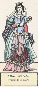 Emne van Italië, Vrouw van Lotharius door French School