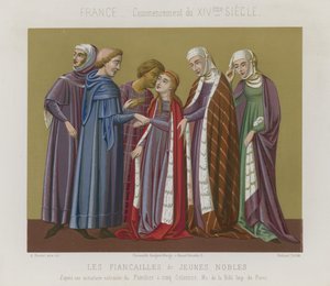 Verloving van de jonge edelen