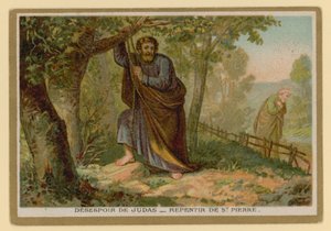 Episode in het leven van Jezus Christus (chromolitho)