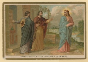 Episode uit het leven van Jezus Christus (chromolitho) door French School