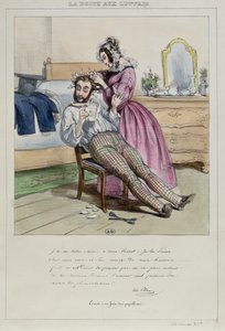 Ernest laat zijn haar krullen, c.1840