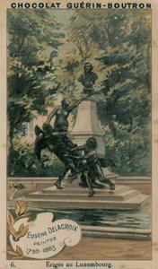 Eugène Delacroix, Schilder, 1799-1863, Opgericht in Luxemburg door French School