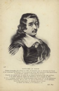Eustache Le Sueur, Frans schilder (litho) door French School