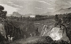 Opgraving leidend naar de resten van Herculaneum door French School