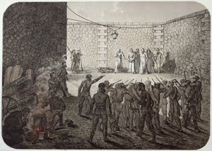 Executie van gijzelaars tijdens de Commune, 1871