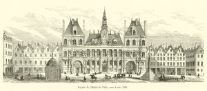 Gevel van het Stadhuis, onder Lodewijk XIII