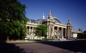 Façade van het Grand Palais, gebouwd door Henri Deglane, Albert Louvet en Albert Thomas, 1897-1900 door French School