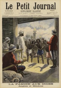 Hongersnood in India, 1897 door French School