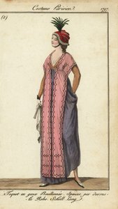 Modieuze vrouwen van het Directoire door French School