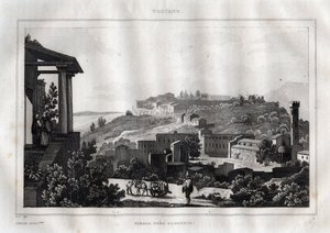 Fiesole - Toscane - Gravure uit 