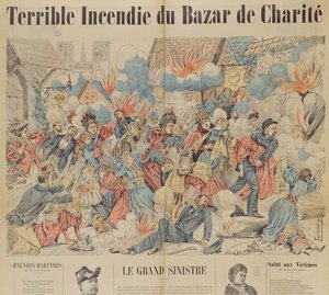 Brand in de Bazar de la Charite, 4 mei 1897 door French School