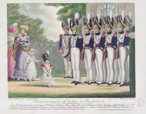 Eerste Wapens van de Hertog van Bordeaux, in Bagatelle, 29 September 1822, 1822