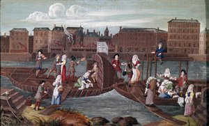 Vis en lavendel op de achtergrond (detail)