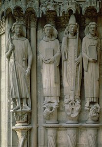 Vier Martelaarheiligen, Kathedraal van Chartres, c.12120