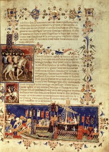 Fr 4274 fol.6 Vertrek voor de Kruistochten, 1352 door French School