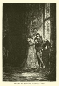 Frans II en Maria Stuart verliefd door French School