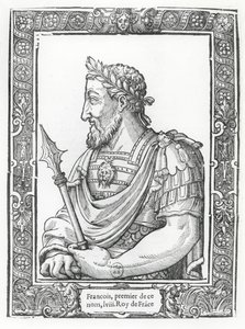 Francis I van Frankrijk (gravure)