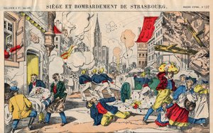 Frans-Pruisische Oorlog (1870-1871), op 23 augustus 1871 werd Straatsburg gebombardeerd en moest zich overgeven op 28 september. Epinal beeld