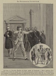 Broederlijke bewaking (gravure) door French School