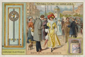 Franse Vleesextract (Bouillon), Typische Straatscène door French School