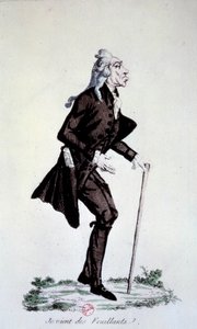 Franse Revolutie: Cartoon over de Jakobijnen ten tijde van de splitsing van de beweging