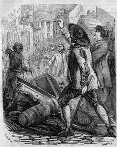 Franse Revolutie: Plundering van de behangfabriek van Réveillon 28 april