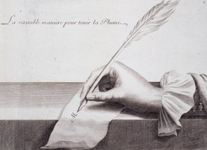 Franse kalligrafie: 