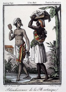 Franse koloniën: bleeksters uit Martinique in de West-Indië door French School