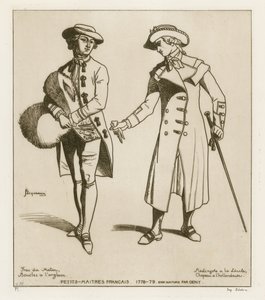 Franse dandies, 1778-79