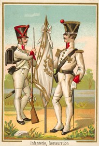 Franse infanterie van de Restauratie door French School