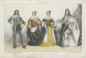 Franse koningen en koninginnen van de oudere tak van de Bourbons door French School