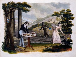 Frontispice uit Les Papillons... door Eugene Balland (1796-c.1850), gepubliceerd door P. Blanchard, Lecerf, Parijs, 1823