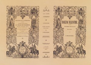 Frontispice van La Peau de Chagrin, uit een geïllustreerde editie van de werken van Honoré de Balzac door French School