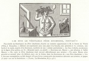 Frontispice van Le Pere Duchesne, 1790s