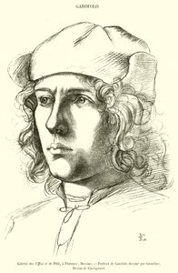 Galerij van de Uffizi en Pitti, in Florence door French School