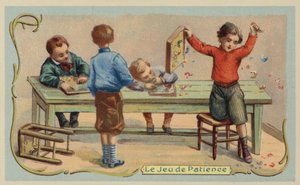 Spel van geduld door French School
