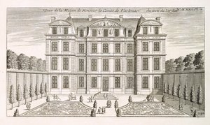 Tuinverhoging van het huis van Graaf Vartenaer, ca. 1720