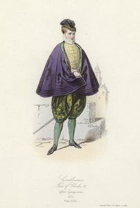 Edelman uit de tijd van Karel IX van Frankrijk door French School