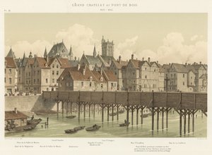 Grand Chatelet en Pont de Bois, 1621-1645 door French School