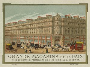 Grands Magasins de la Paix, Parijs
