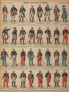 Grote Franse militaire bevelhebbers door French School