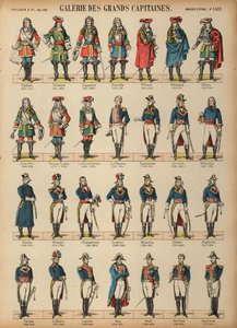 Grote Franse militaire bevelhebbers door French School