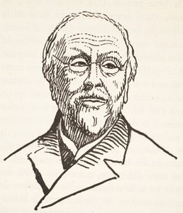 H. Taine, illustratie uit Histoire de la Nation Francaise, Sciences, Volumes I & II, door Gabriel Hanotaux, 1924 door French School