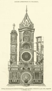 Astronomische klok van de kathedraal van Straatsburg door French School